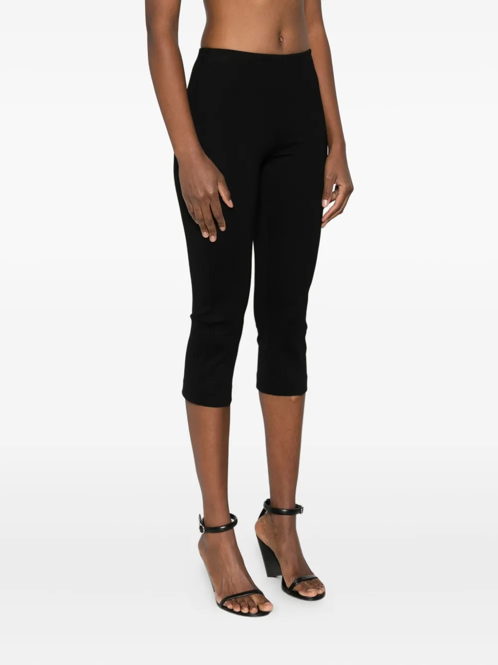 Patrizia Pepe Cropped broek Zwart