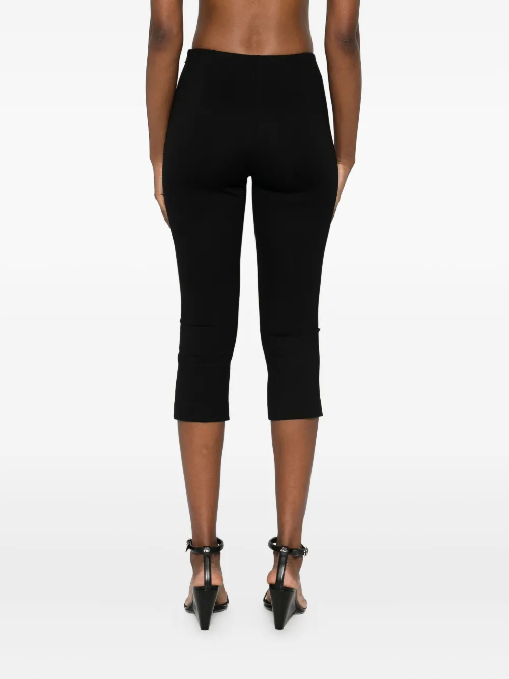 Patrizia Pepe Cropped broek Zwart