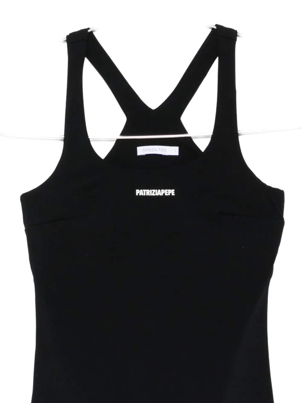 Patrizia Pepe Slim-fit jersey jumpsuit Zwart