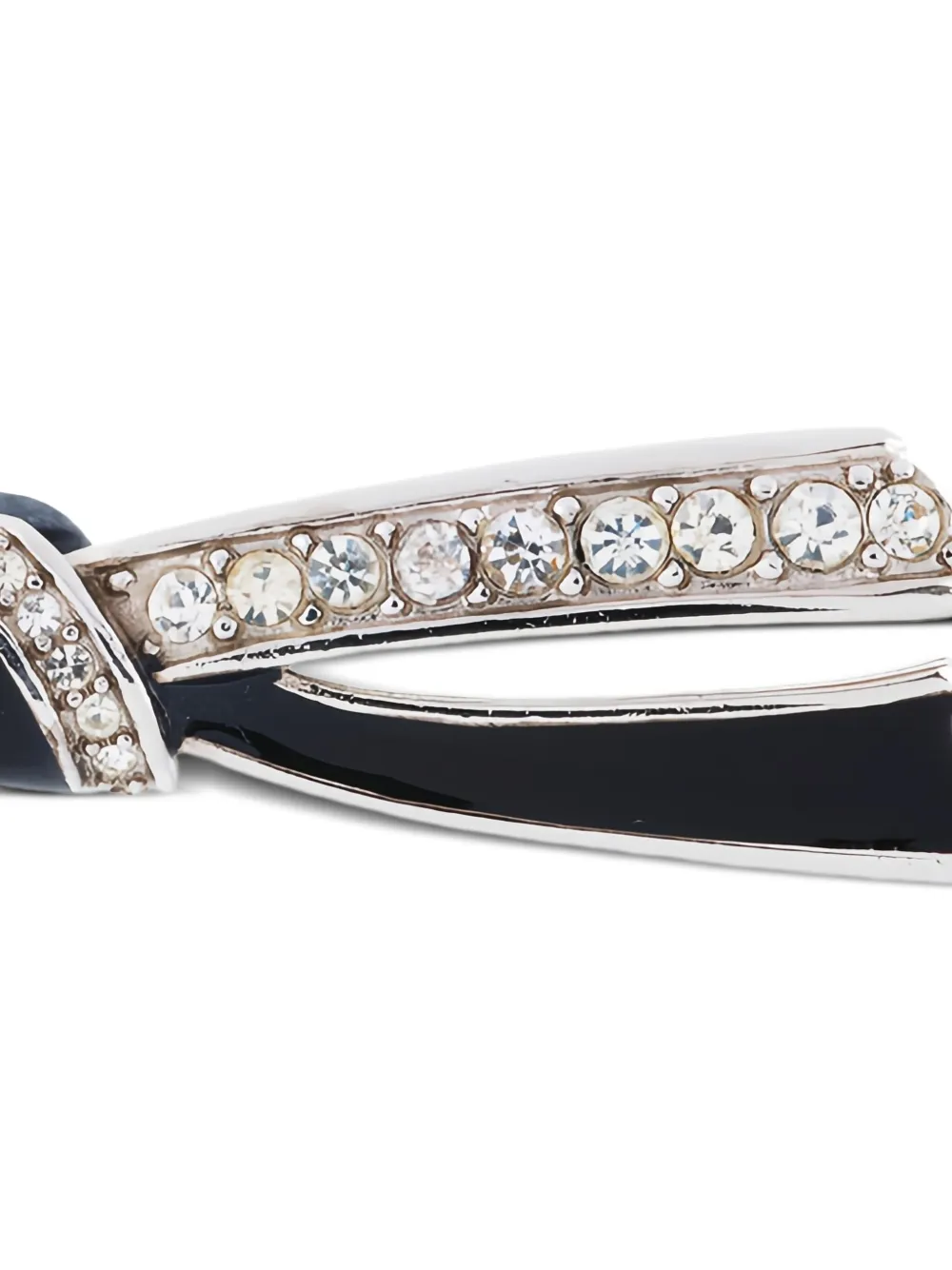 Givenchy Pre-Owned 1980s crystal bow brooch | Image 2