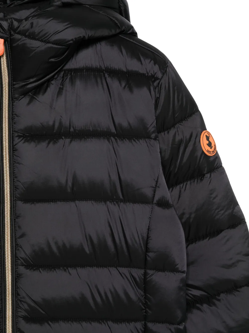 Save The Duck Kids Gevoerd jack met capuchon Zwart