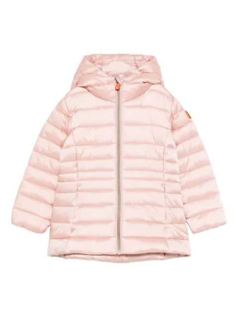 Save The Duck Kids hooded quilted padded jacket
