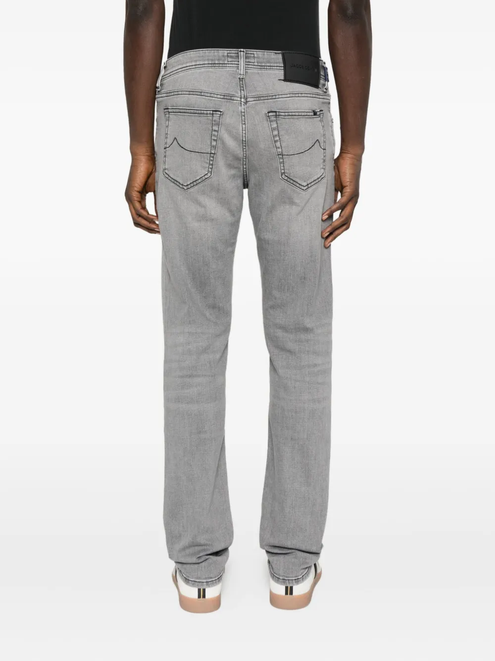 Manuel Ritz Five-pocket Jeans In Black