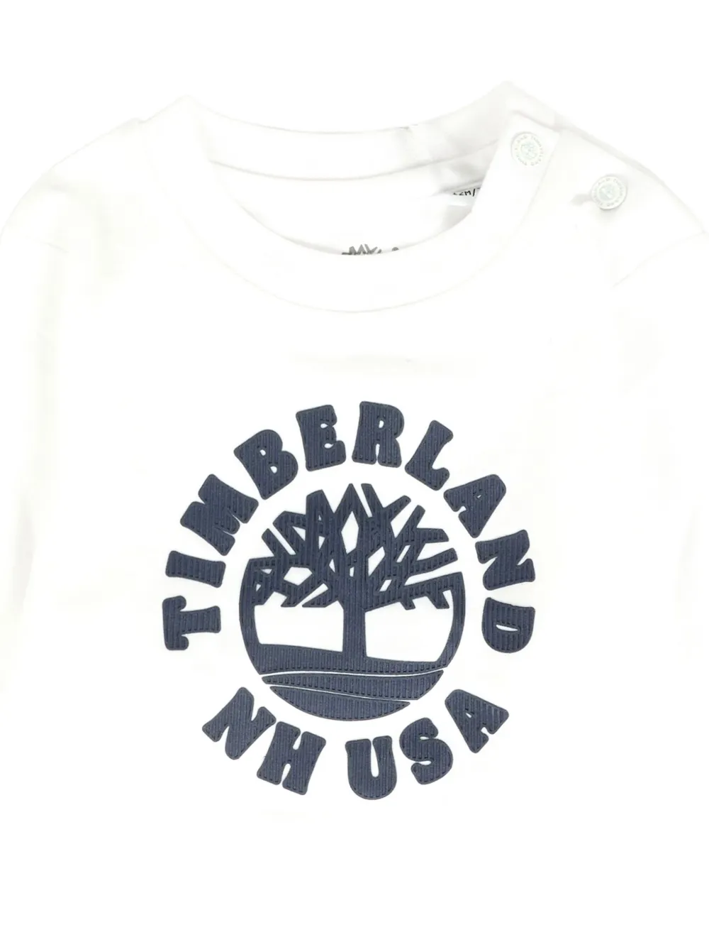 Timberland Kids T-shirt met logo Wit