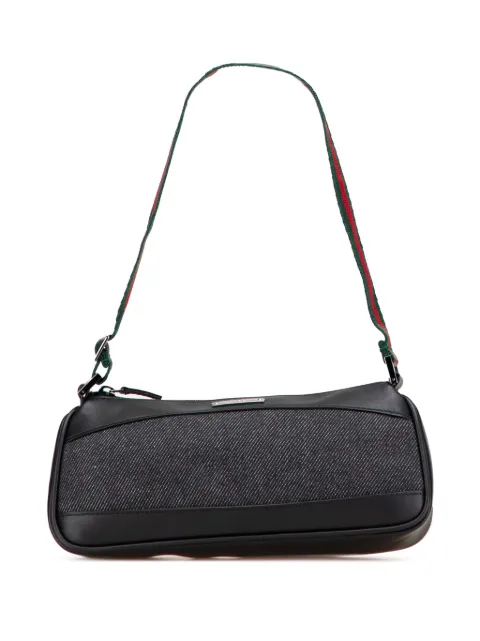 Gucci Pre-Owned 2000-2015 Denim Web shoulder bag