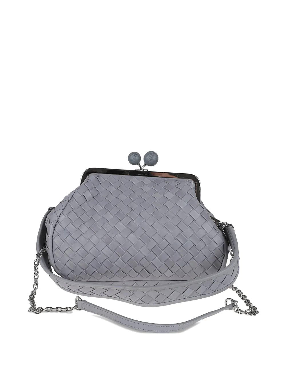 Weekend Max Mara Medium Pasticcino Clutch Bag In Blue