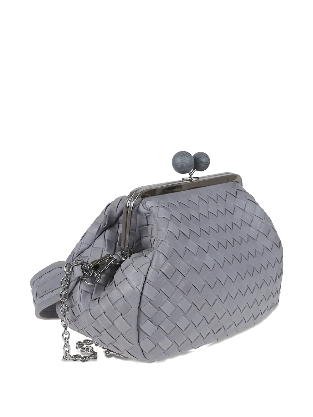 Weekend Max Mara Medium Pasticcino Clutch Bag In Blue