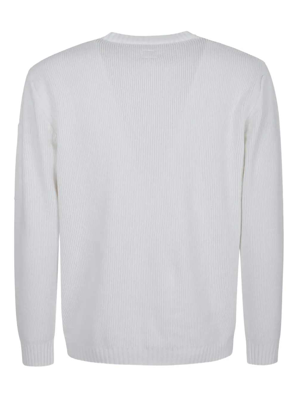 C.p. Company Chenille Cotton Crew Neck Sweater In Animal Print