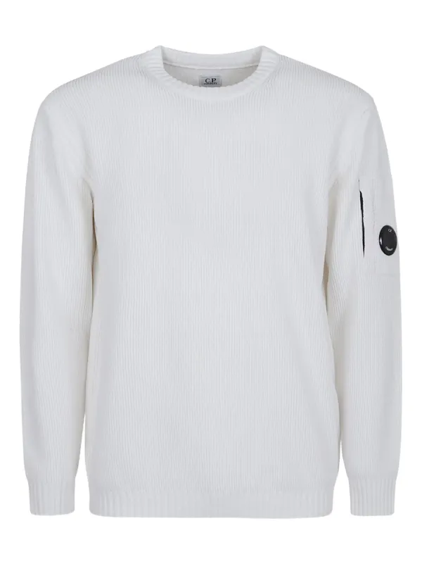 C.P. Company レンズディテール セーター | ホワイト | FARFETCH JP