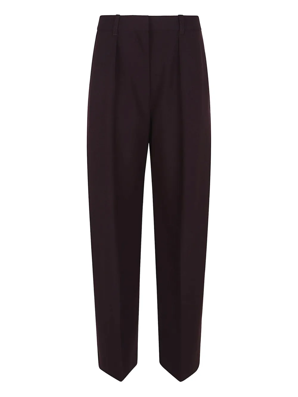 Victoria Beckham pleated tailored trousers | Red | Image 1