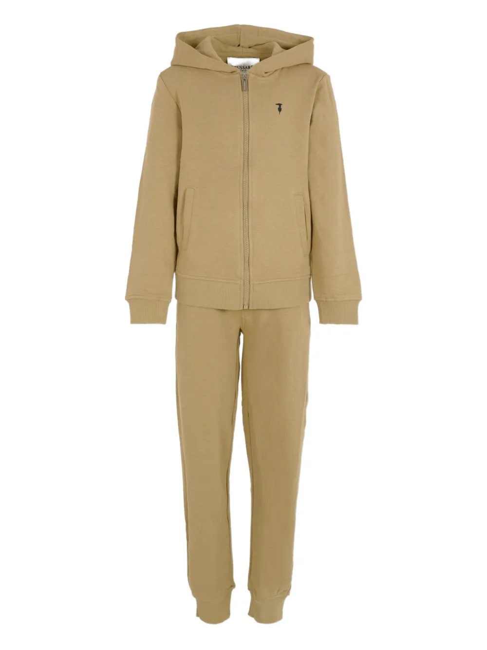 TRUSSARDI JUNIOR zip-up hooded tracksuit | Neutrals | Image 1