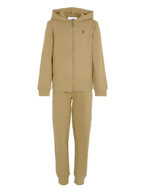 TRUSSARDI JUNIOR zip-up hooded tracksuit