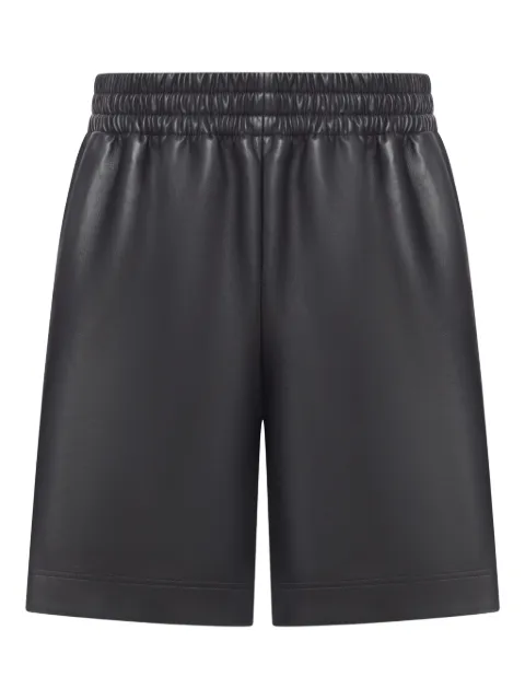 Gucci elasticated-waist leather shorts