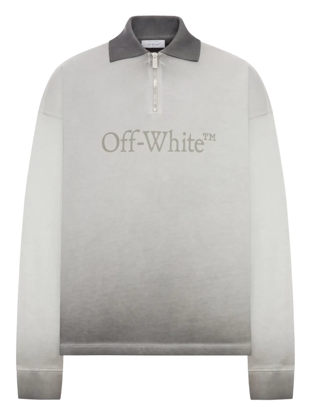 Off-White グラデーション ポロシャツ - グレー Off-White グラデーション ポロシャツ - グレー