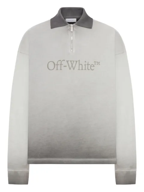 Off-White degrade long-sleeve polo shirt