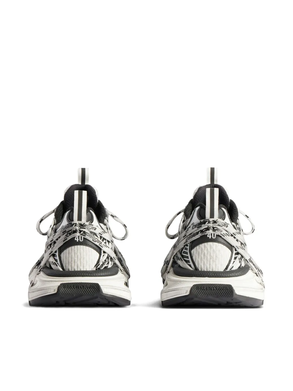 Balenciaga Extreme low-top sneakers met logo Wit
