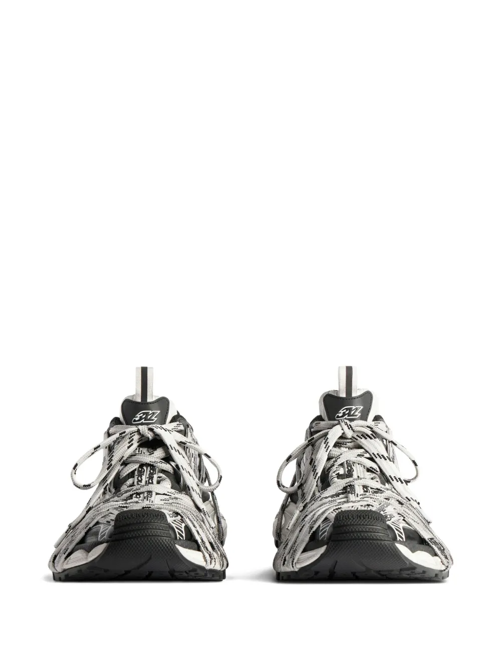 Balenciaga Extreme low-top sneakers met logo Wit