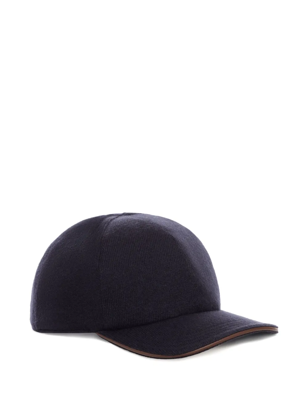Kiton Cashmere Baseball Hat In Black