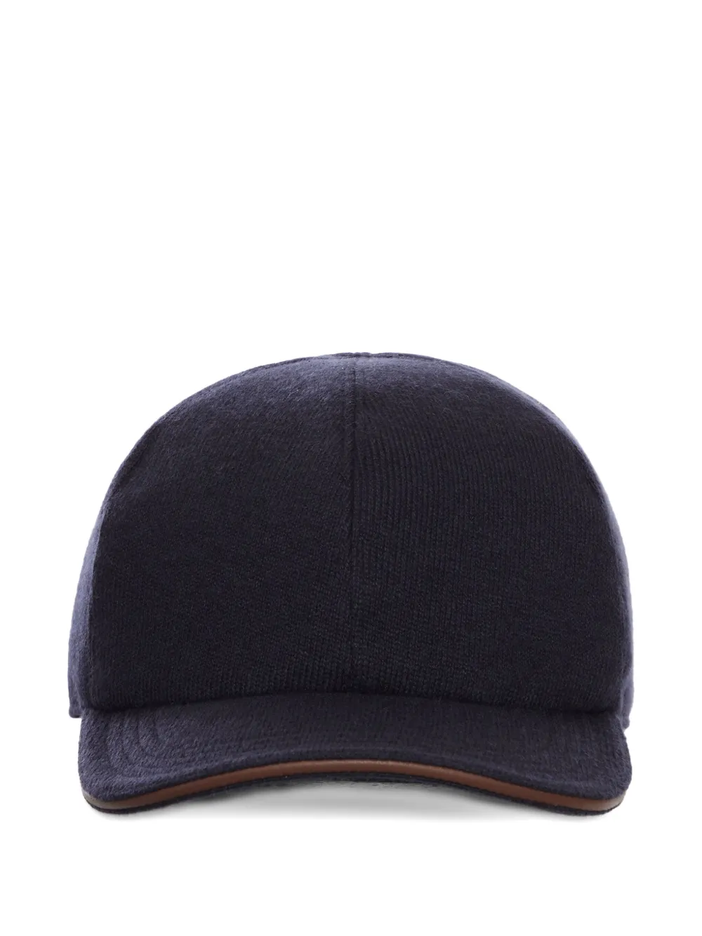 Kiton Cashmere Baseball Hat In Black