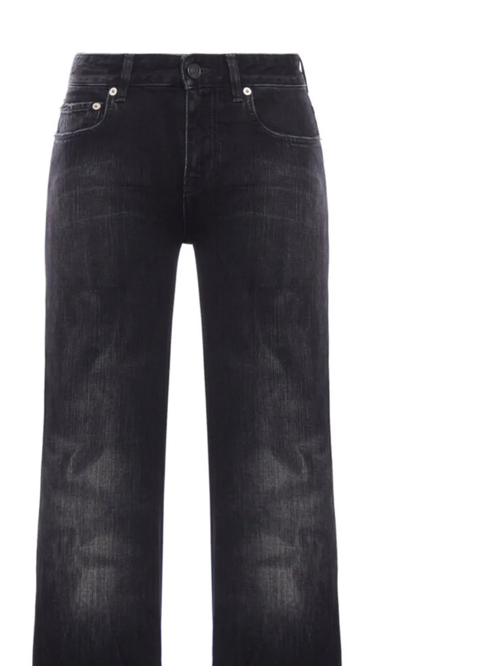 Balenciaga Broek met wijde pijpen - Zwart