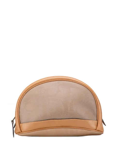 Christian Dior Pre-Owned 20th Century Coated Canvas and Leather Cosmetic pouch