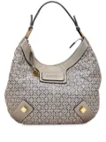 Loewe Pre-Owned 2010-2025 Anagram Canvas New Road hobo bag - Grey