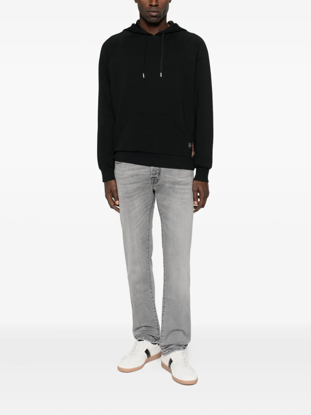 Jacob Cohën Jeans met geborduurde zak - Grijs