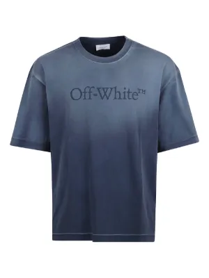 Maison Margiela logo-appliqué Jersey T-shirt | Blue | FARFETCH