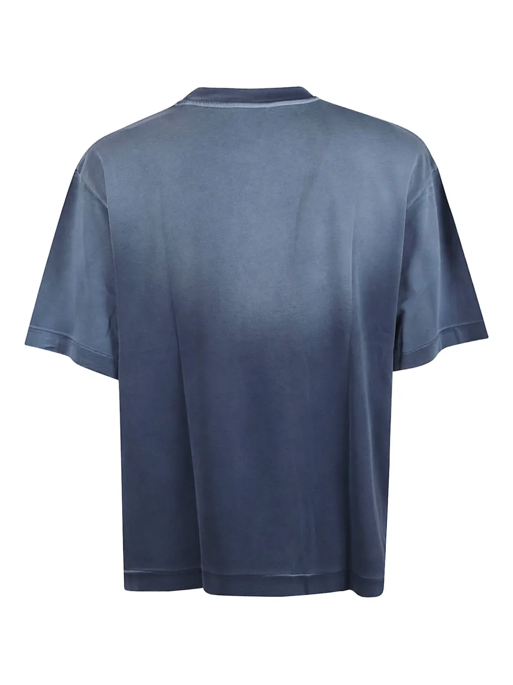 Off-White ombre-effect logo T-shirt - Blauw