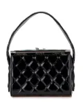 CHANEL Pre-Owned 1996-1997 Quilted Patent Leather Box handbag - Black