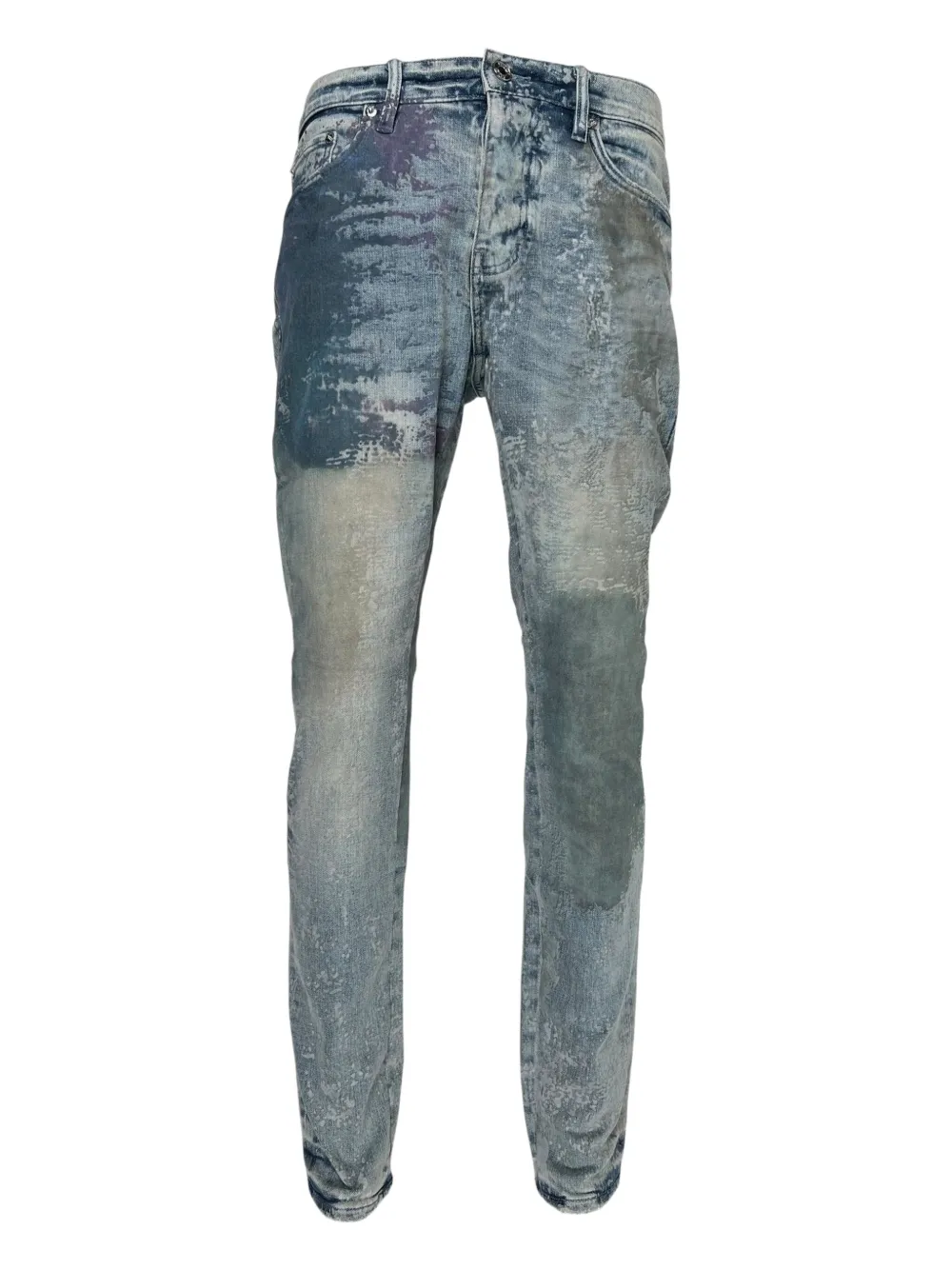 Purple Brand Fossil-print jeans | Blue | Image 1