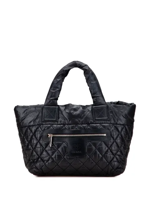 CHANEL Pre-Owned 2010-2011 kleine Coco Cocoon Tote Bag aus gestepptem Nylon