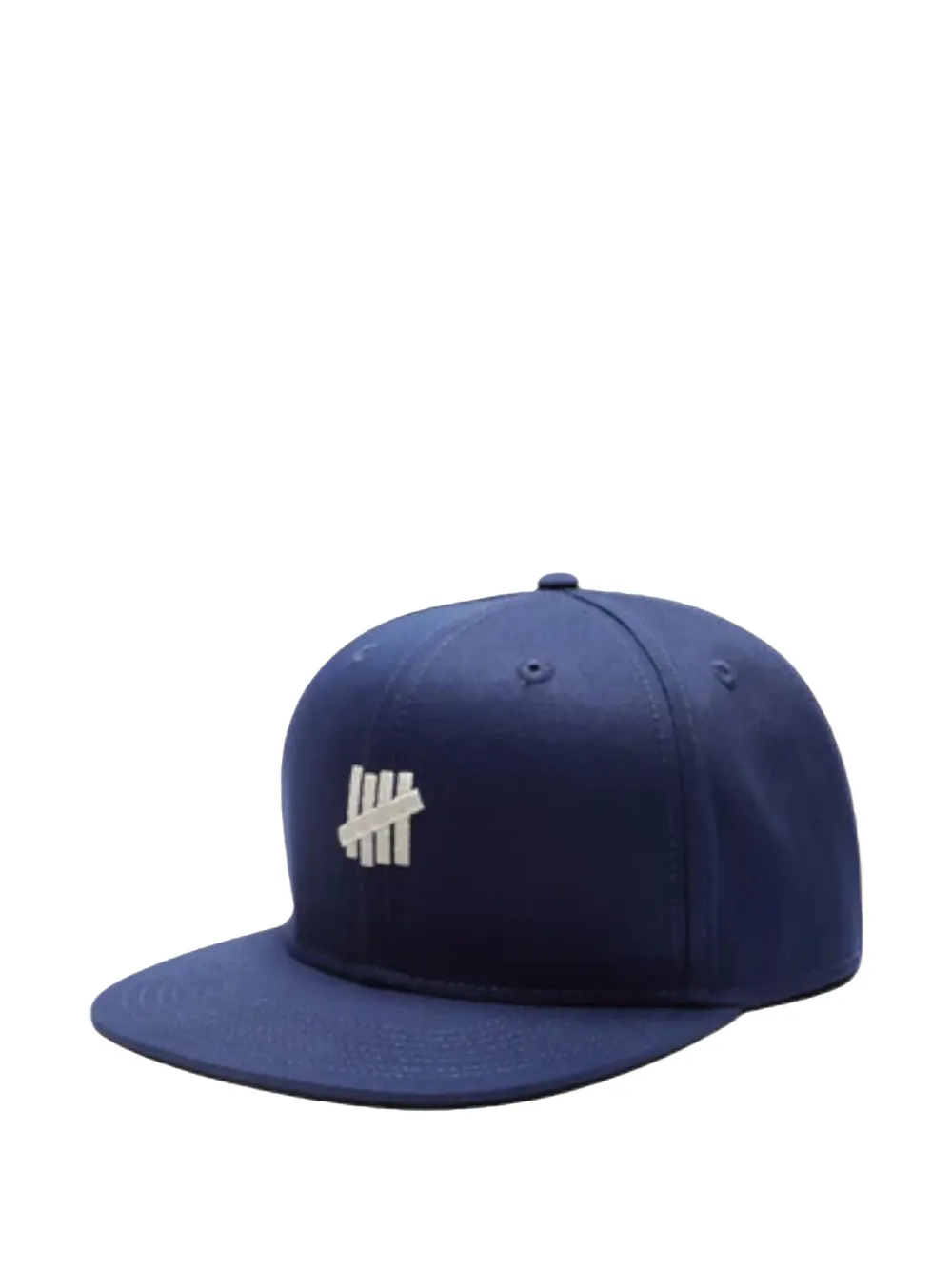 Undefeated contrast-logo snapback cap - Blauw