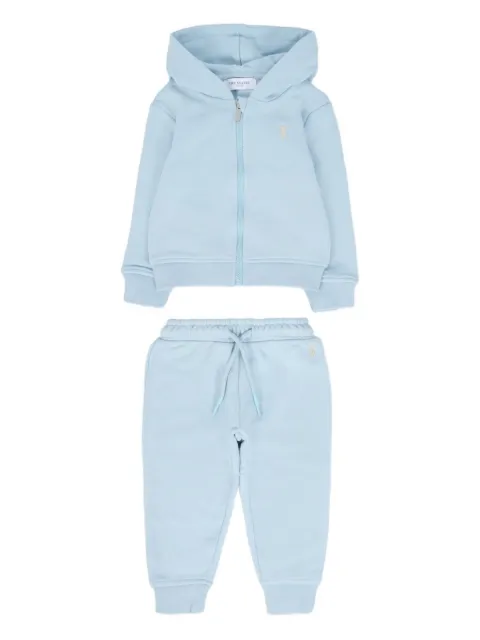 TRUSSARDI JUNIOR zip-up hooded tracksuit