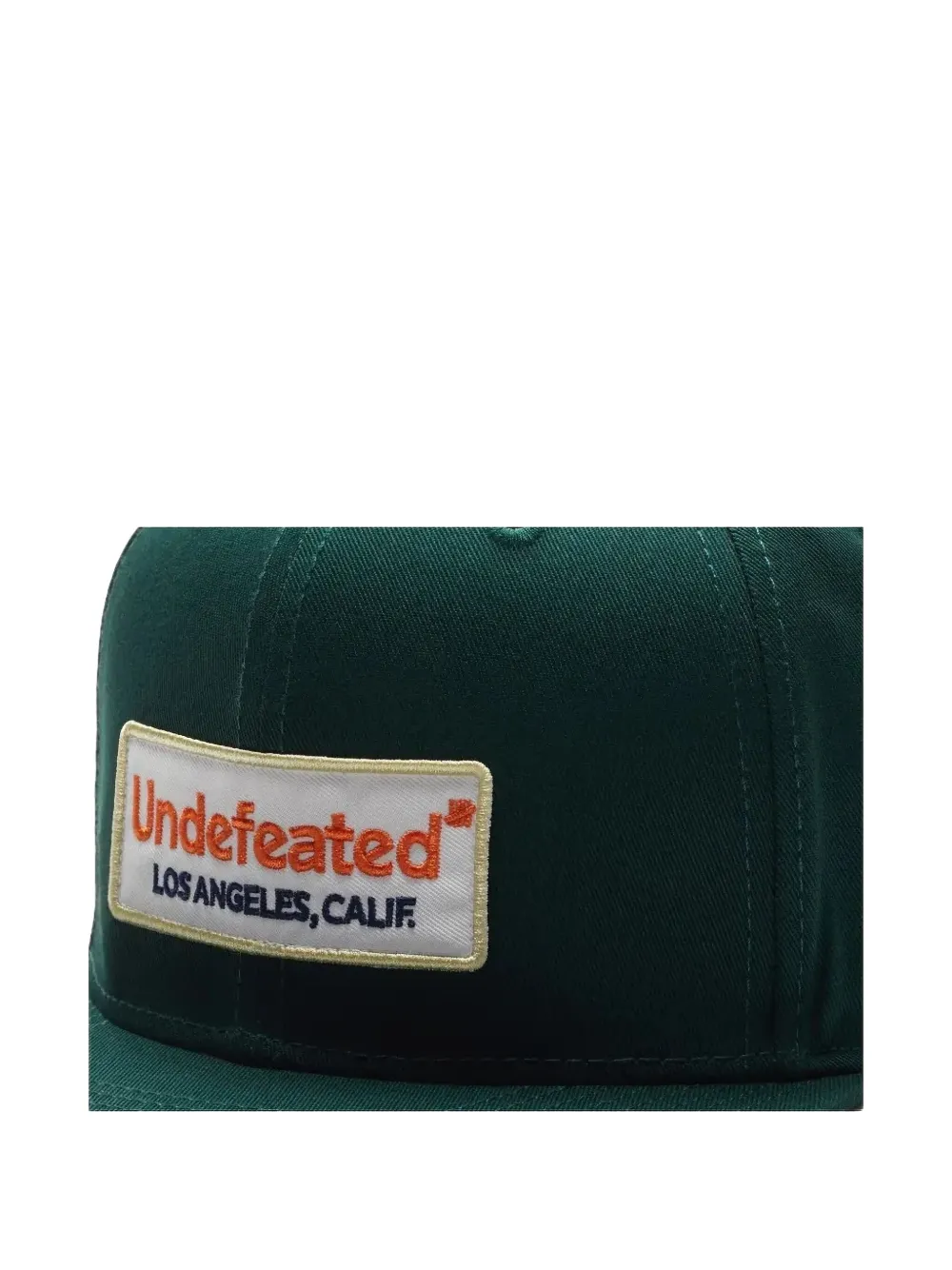 Undefeated patch snapback cap - Groen