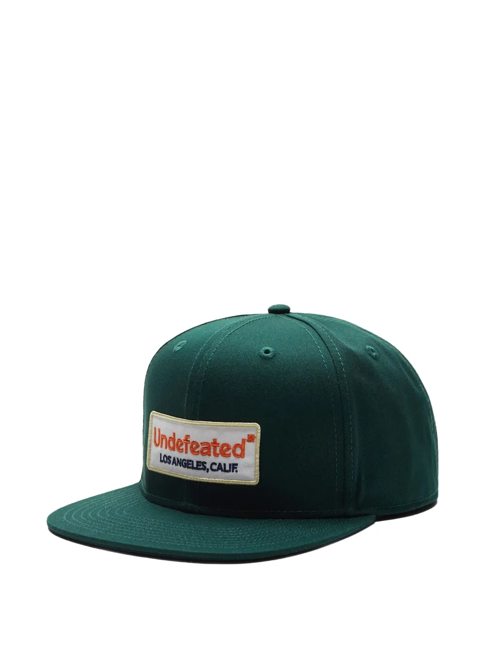 Undefeated Patch Snapback Cap In Green