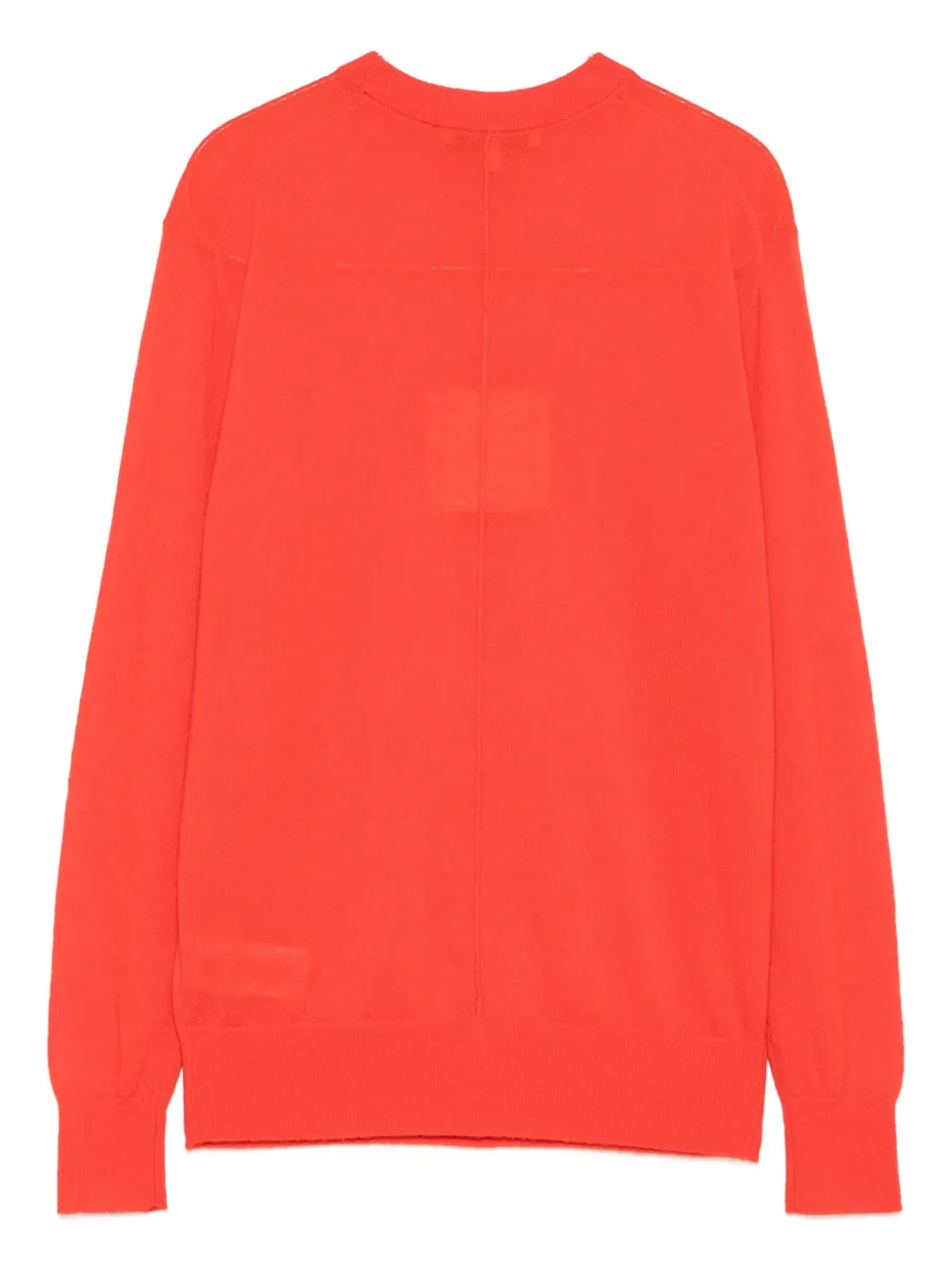 Tibi Crew-neck Panelled Sweater In Red