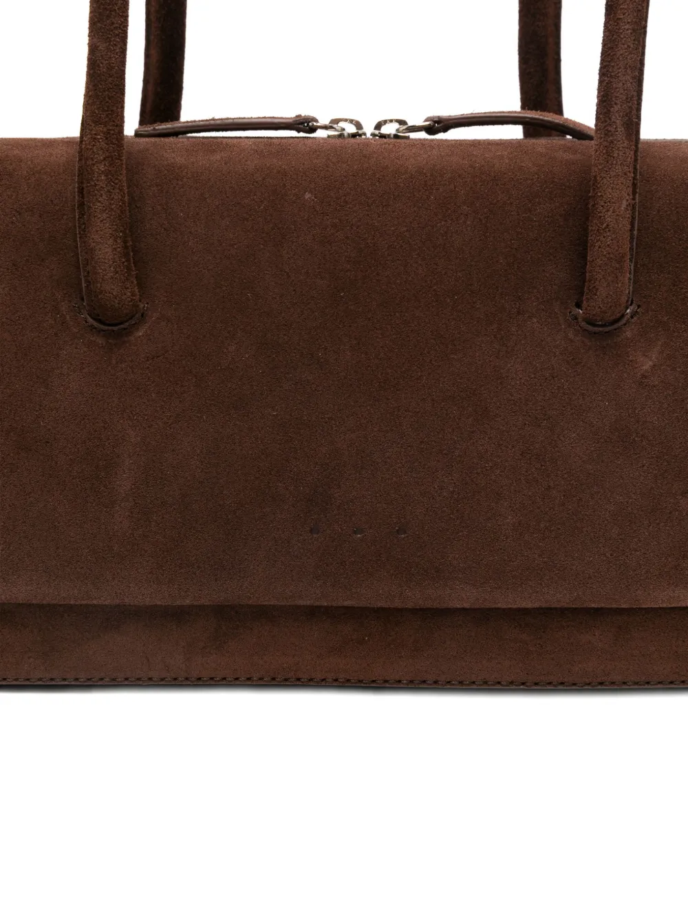 Aesther Ekme Mini Lagune Shoulder Bag In Brown