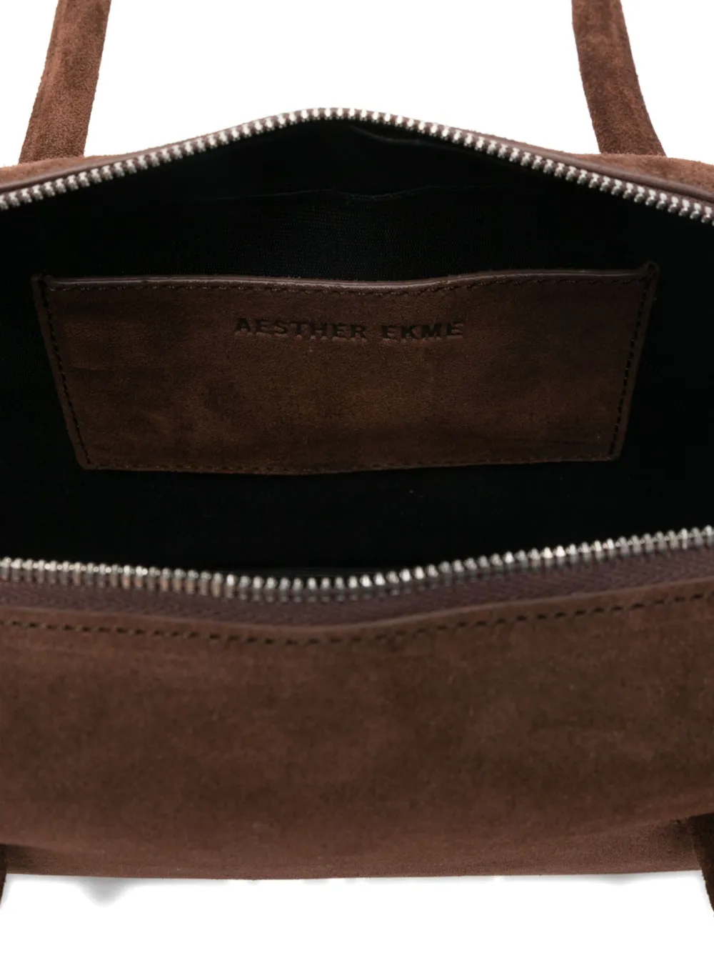 Aesther Ekme Mini Lagune Shoulder Bag In Brown
