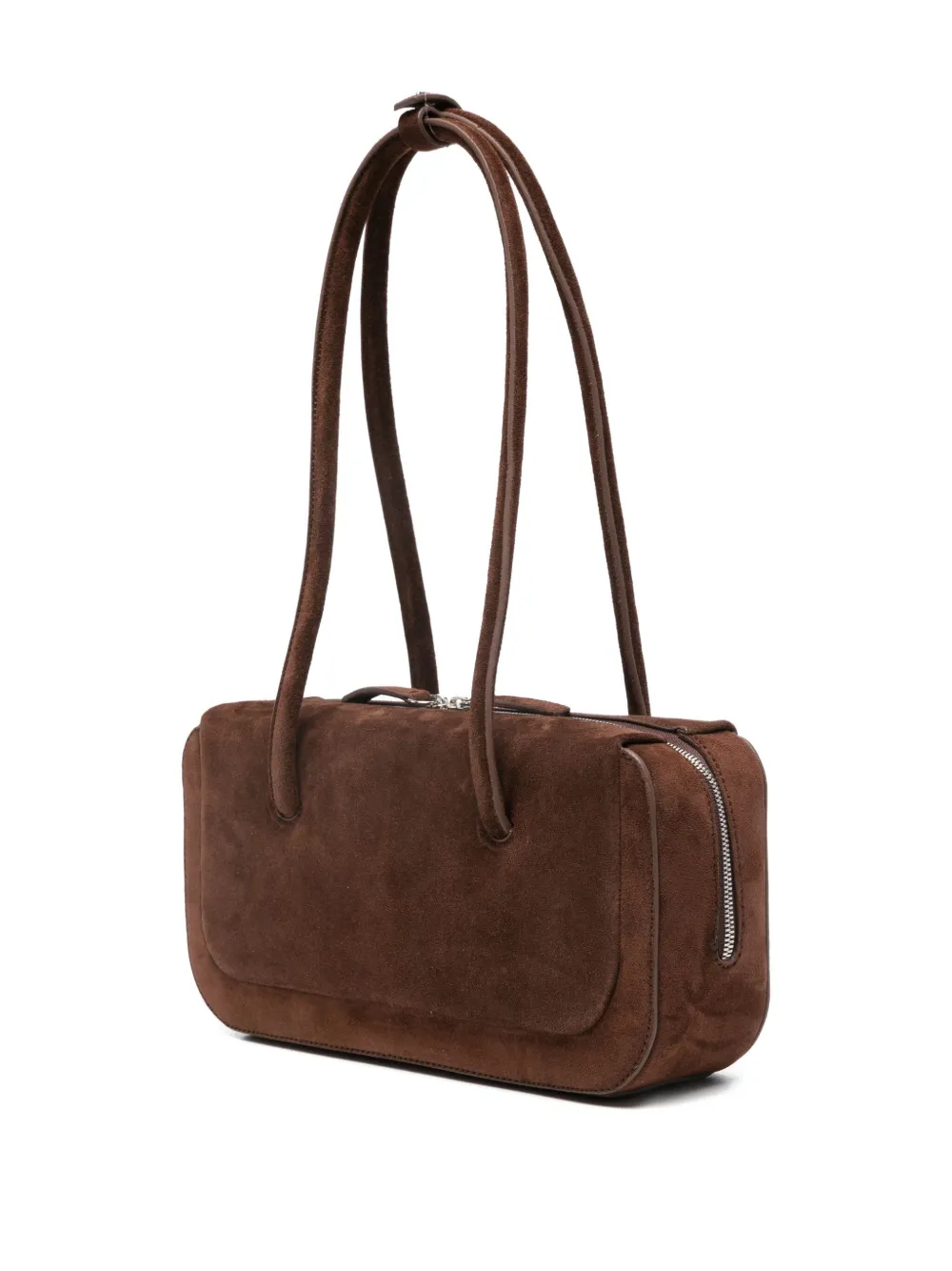 Aesther Ekme Mini Lagune Shoulder Bag In Brown