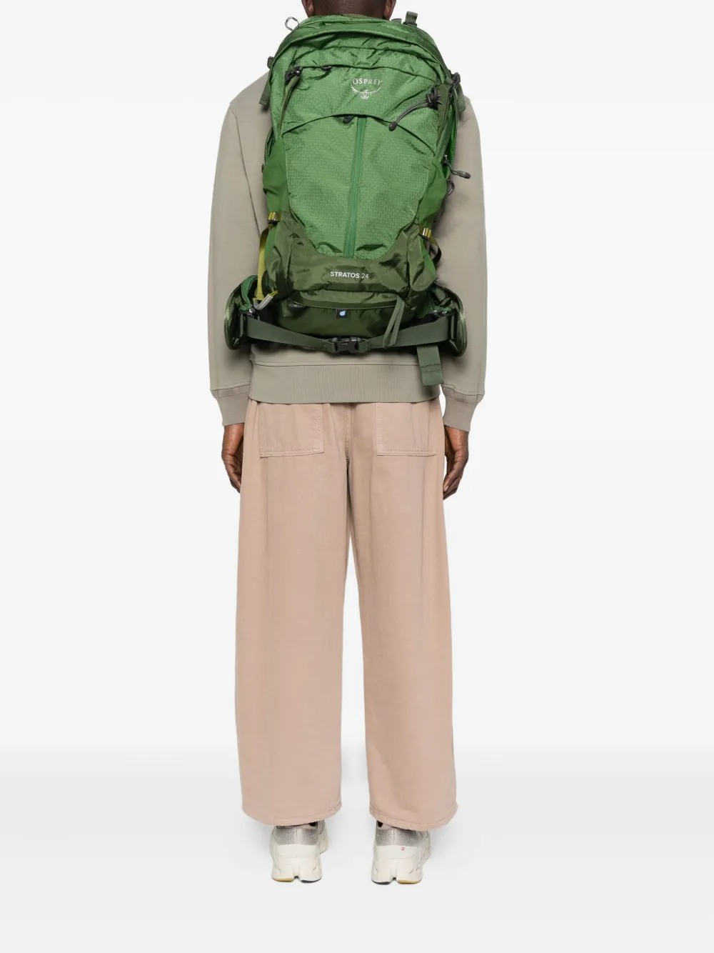 Osprey Hexagon-pattern Backpack In Green