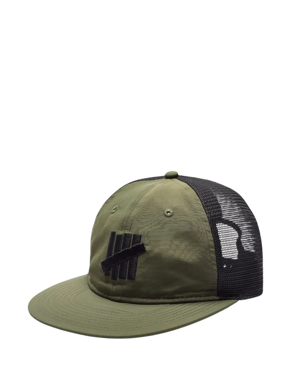 Undefeated mesh-panel snapback cap - Groen