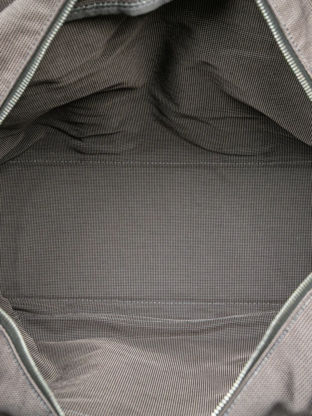 Pre-owned Hermes 1990-2010 Canvas Herline Gm Tote Bag In Gray