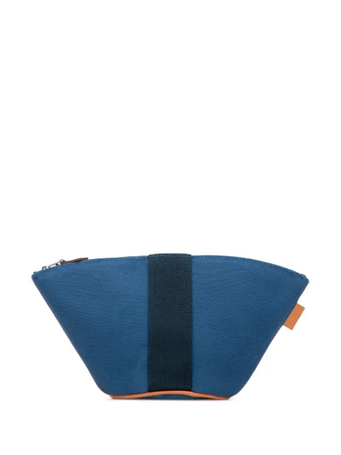 Hermès Pre-Owned 2000-2023 Mini Toile Palmyre pouch