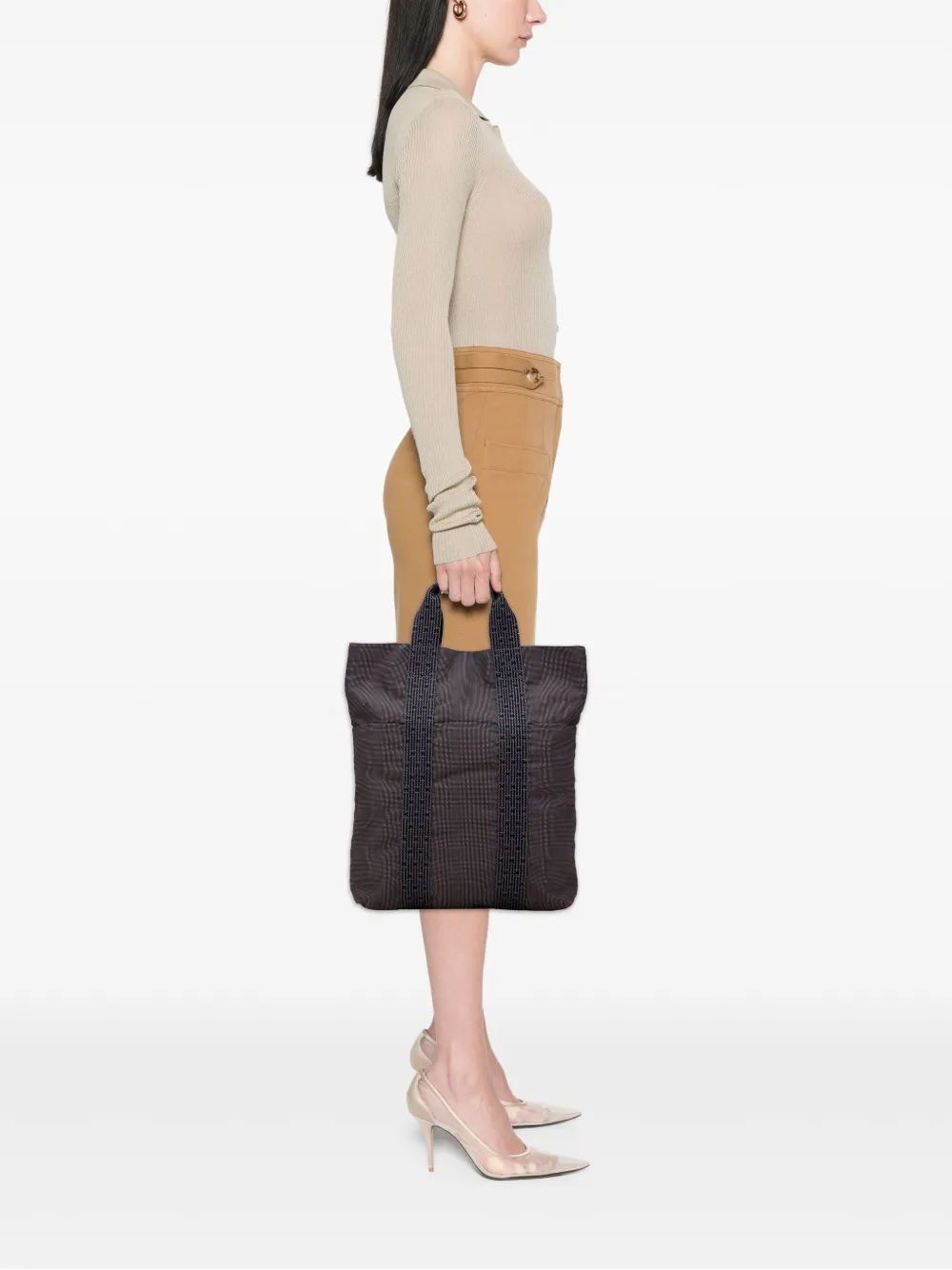 Hermès Pre-Owned 1990-2010 Canvas Herline Cabas tote bag | Pre-Owned | Image 2