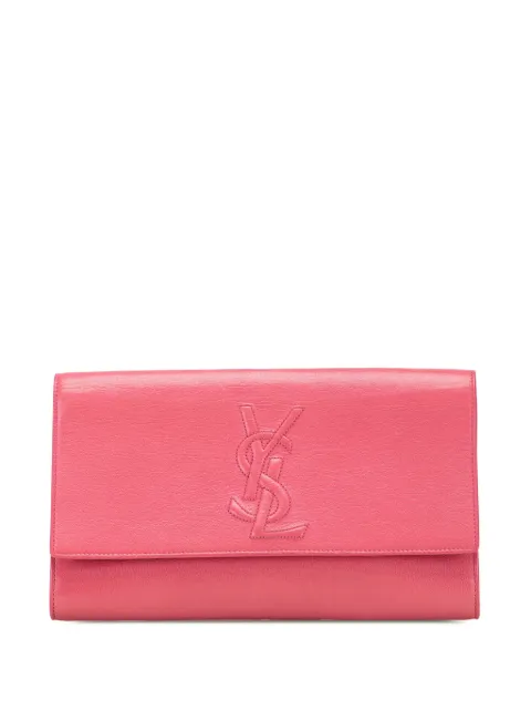 Saint Laurent Pre-Owned 2000-2012 Large Leather Belle de Jour clutch bag