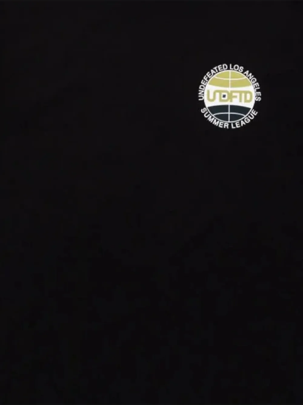 Undefeated league logo t-shirt - Zwart