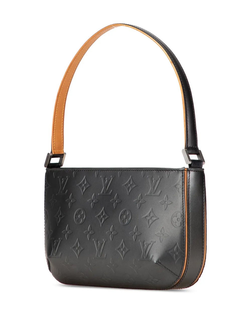 Pre-owned Louis Vuitton 2003 Monogram Mat Fowler Shoulder Bag In Gray