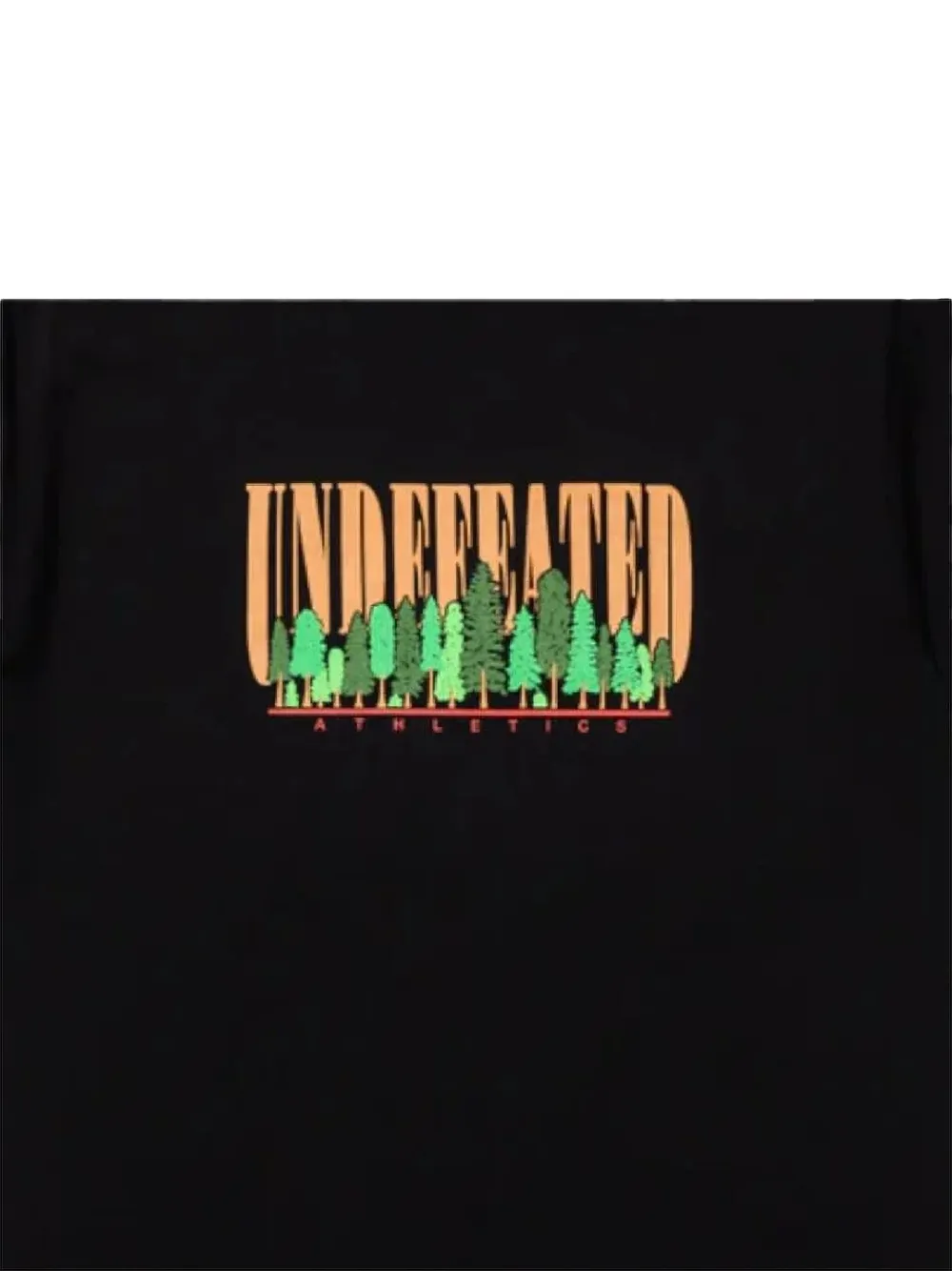 Undefeated tree-print T-shirt - Zwart