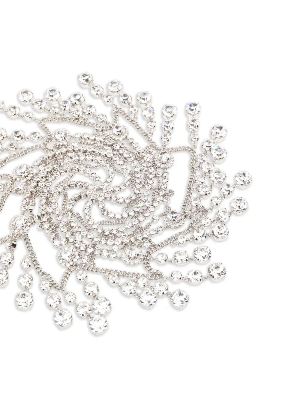 Rabanne Crystal-chain Headpiece In Metallic